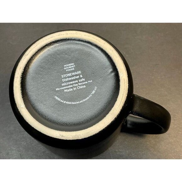 Central Perk Friends stoneware coffee mug Modern Gourmet Foods 3 1/2" TV black - Picture 6 of 9